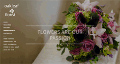 Desktop Screenshot of oakleaf-flowers.com
